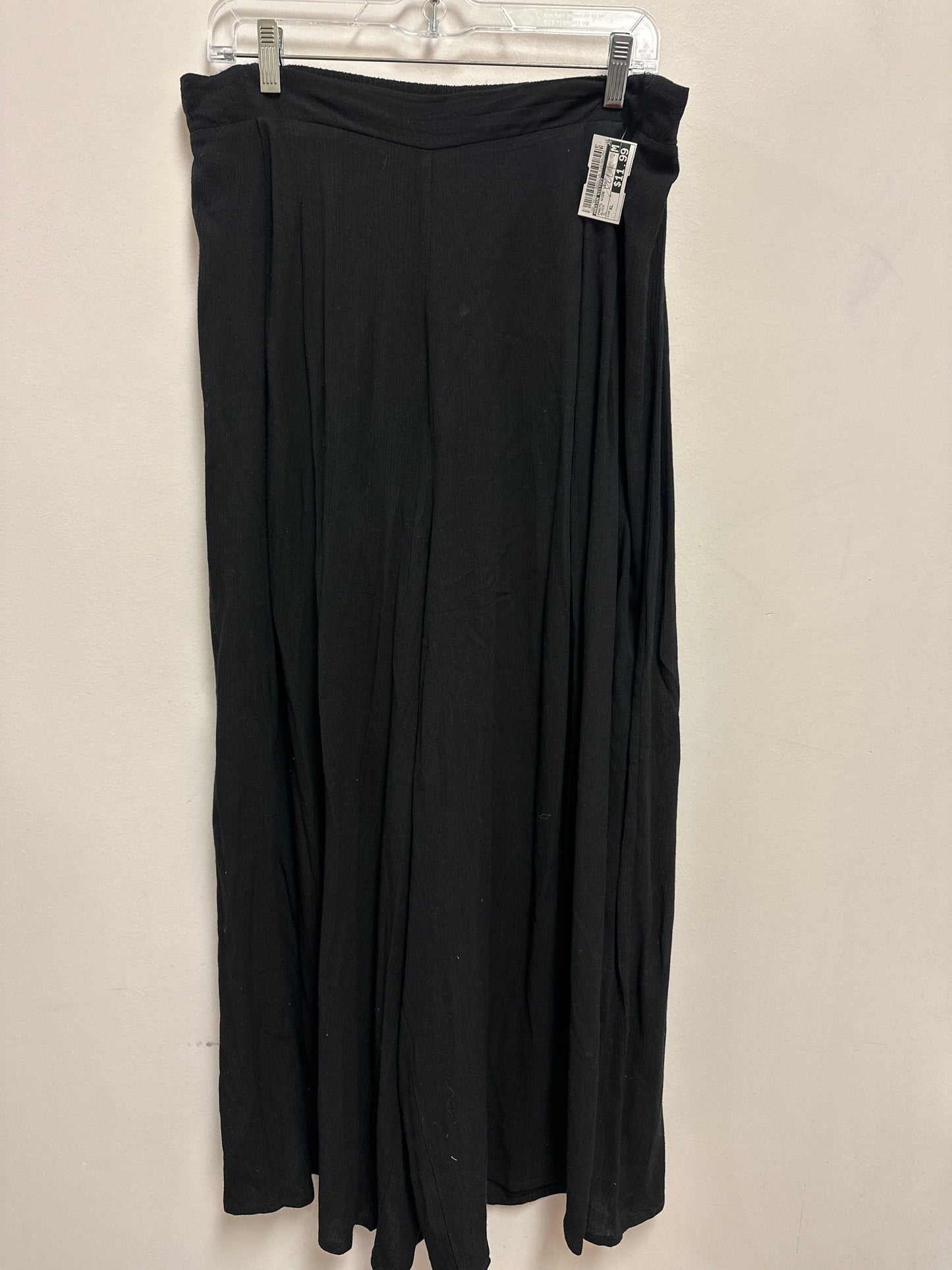 Pants Wide Leg By Design History In Black, Size: Xl