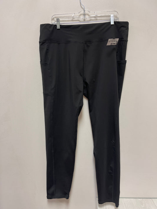 Athletic Leggings By Clothes Mentor In Black, Size: 4x