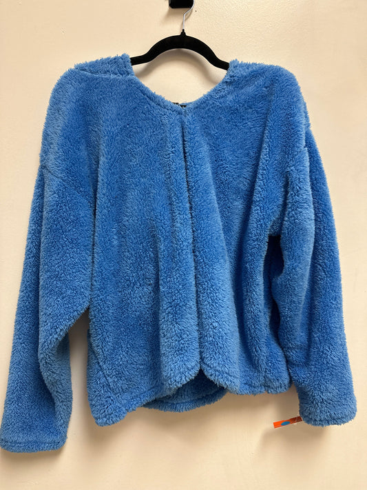 Sweatshirt Hoodie By Ashley Stewart In Blue, Size: 2x