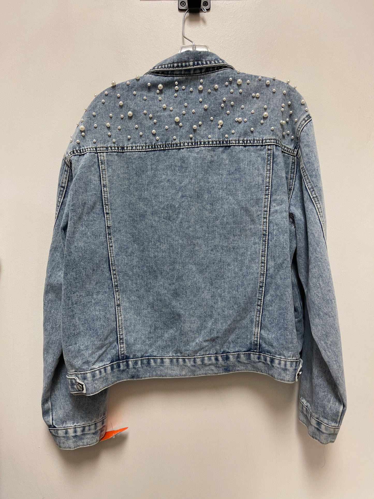 Jacket Denim By Clothes Mentor In Blue Denim, Size: 2x