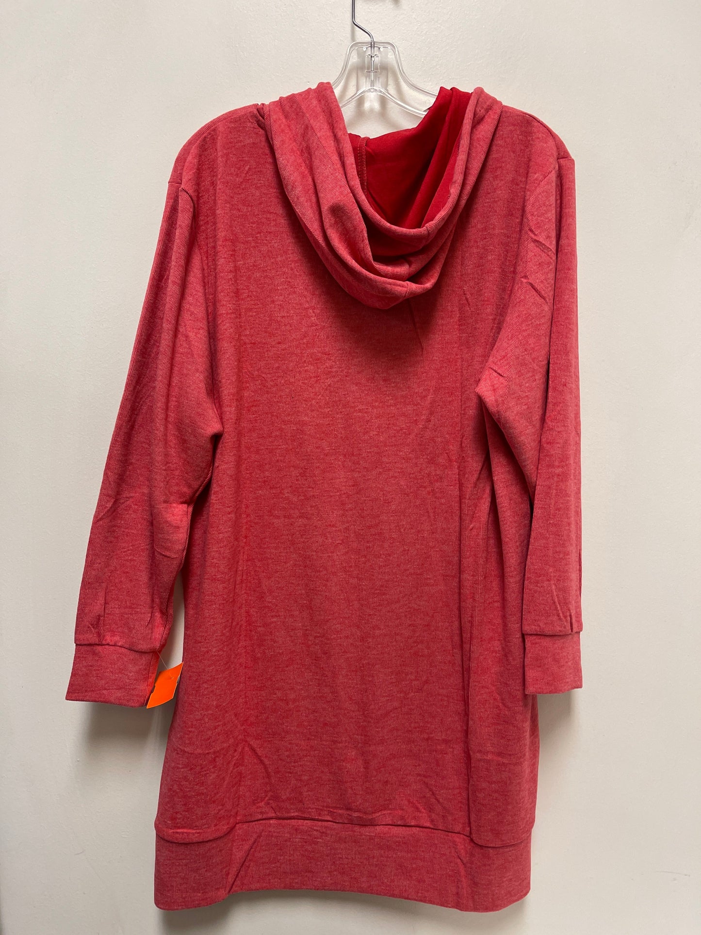 Tunic Long Sleeve By Clothes Mentor In Red, Size: 1x