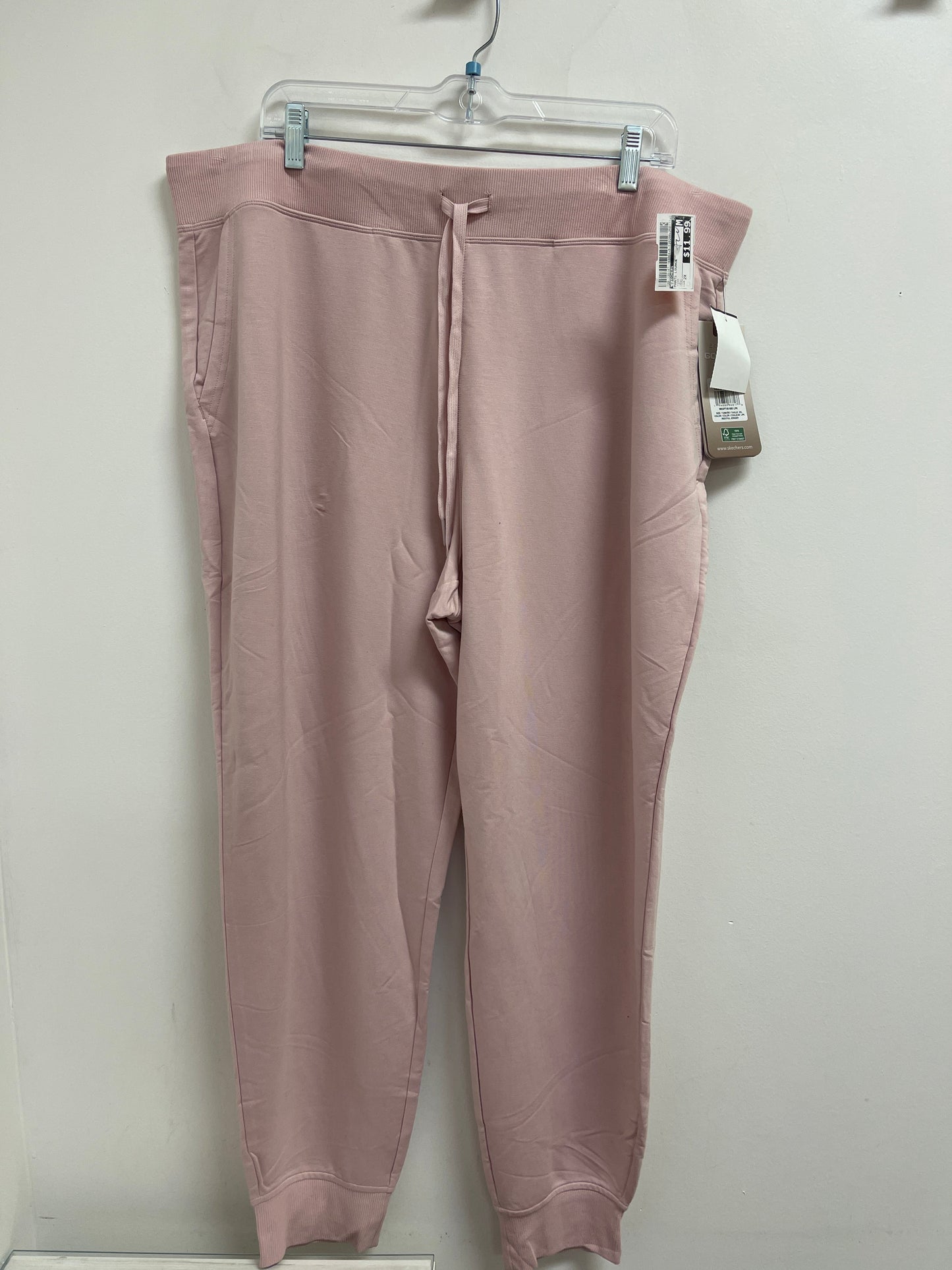 Pants Lounge By Skechers In Pink, Size: 2x