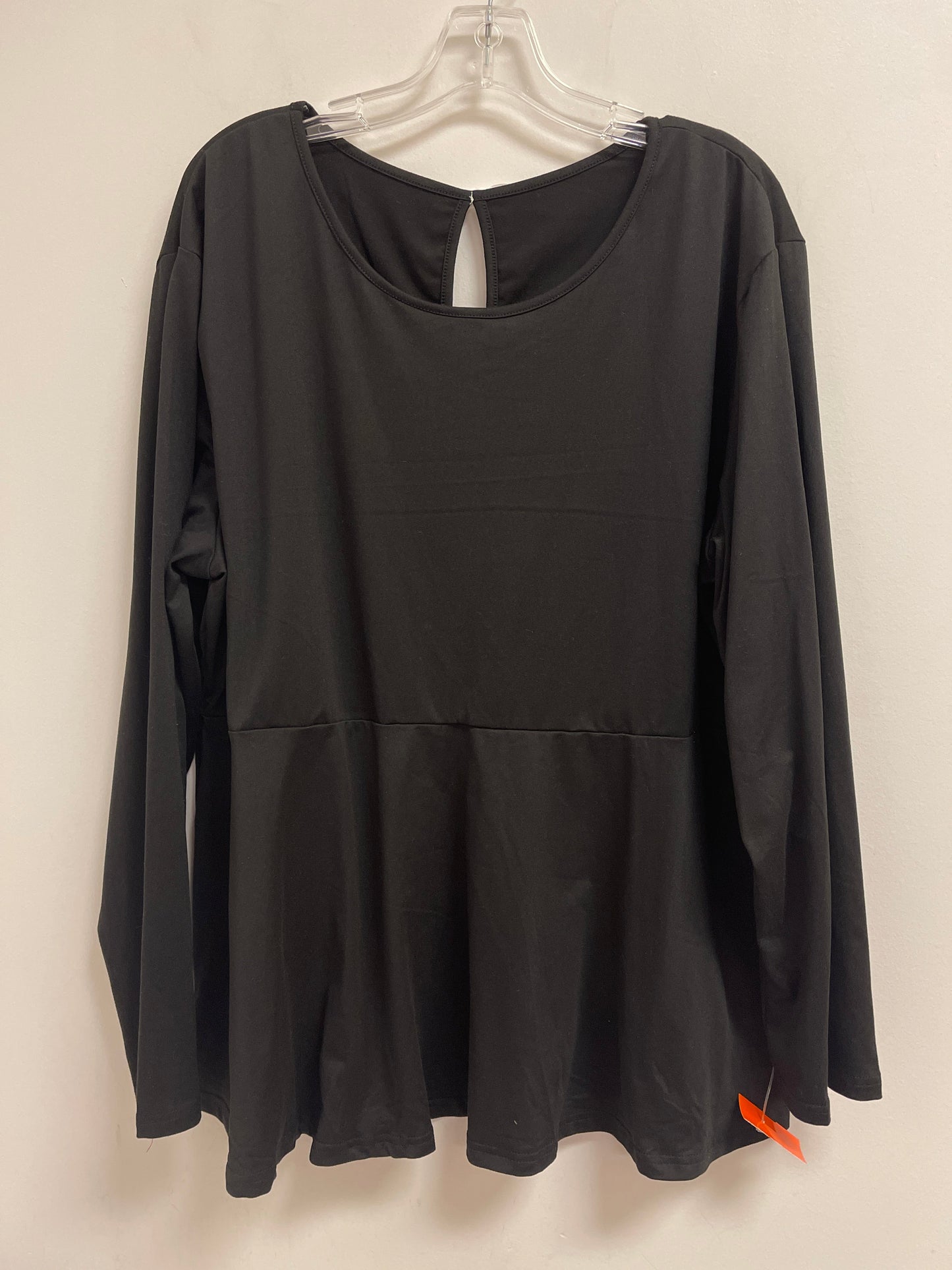 Top Long Sleeve By Clothes Mentor In Black, Size: 4x