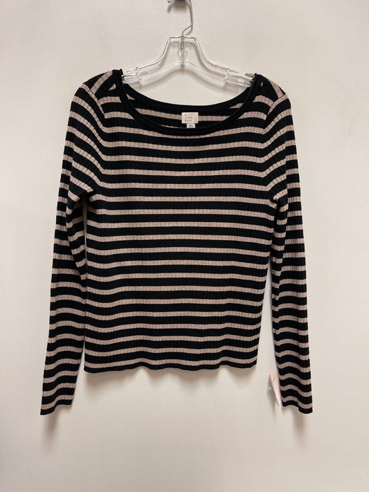 Top Long Sleeve By A New Day In Black, Size: 2x