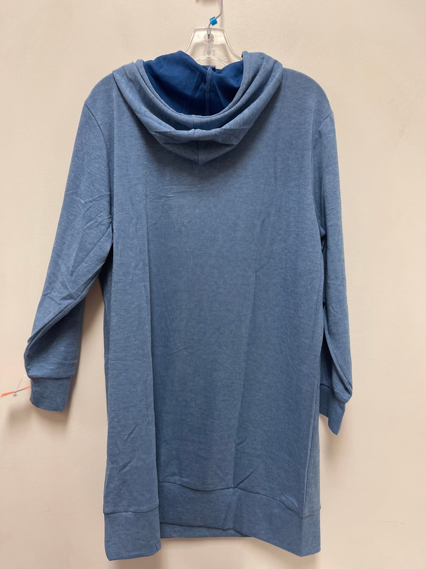 Tunic Long Sleeve By Clothes Mentor In Blue, Size: 1x