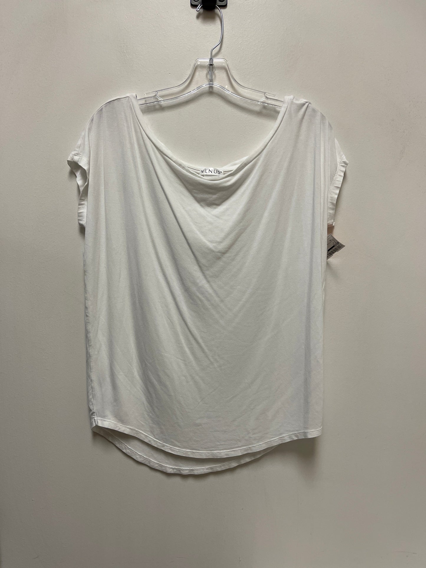 Top Short Sleeve By Venus In White, Size: Xs