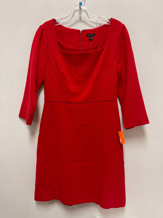 Dress Casual Short By Ann Taylor In Red, Size: Xs