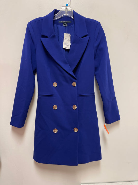 Coat Other By French Connection In Blue, Size: S