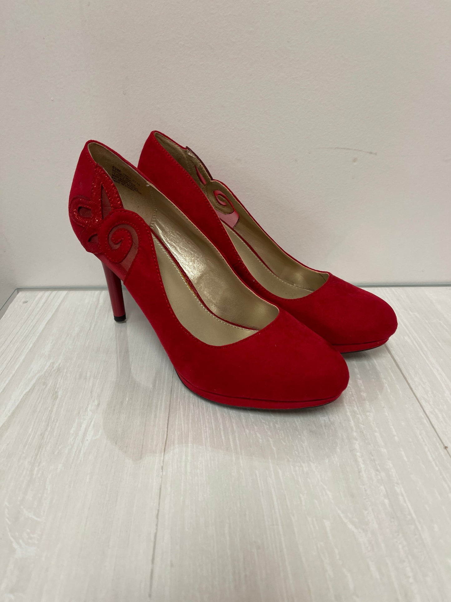 Shoes Heels Stiletto By Bandolino In Red, Size: 6.5