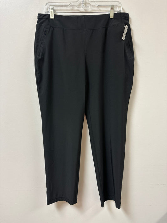 Athletic Pants By Chicos In Black, Size: 10