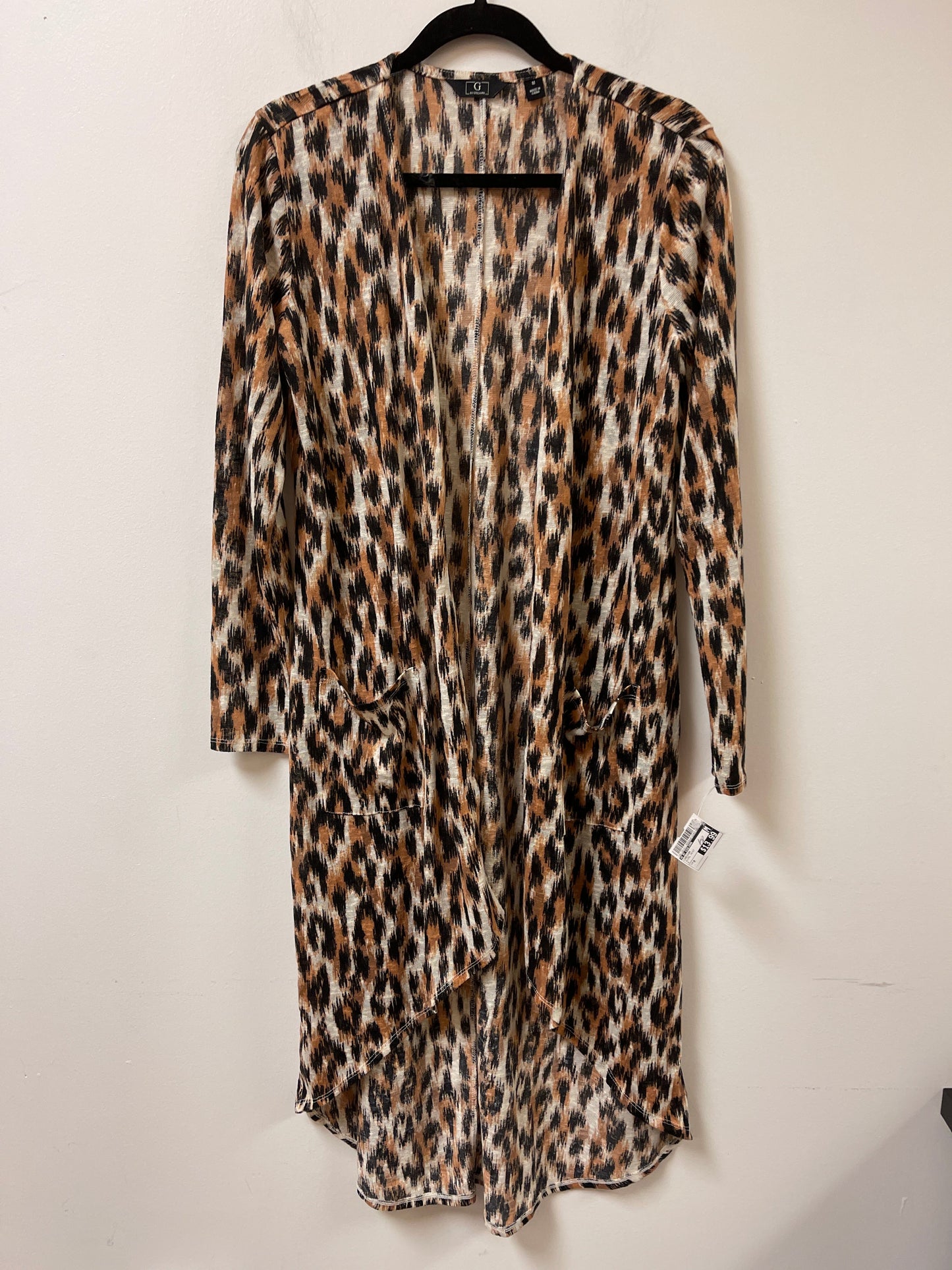 Cardigan By G By Giuliana In Animal Print, Size: M