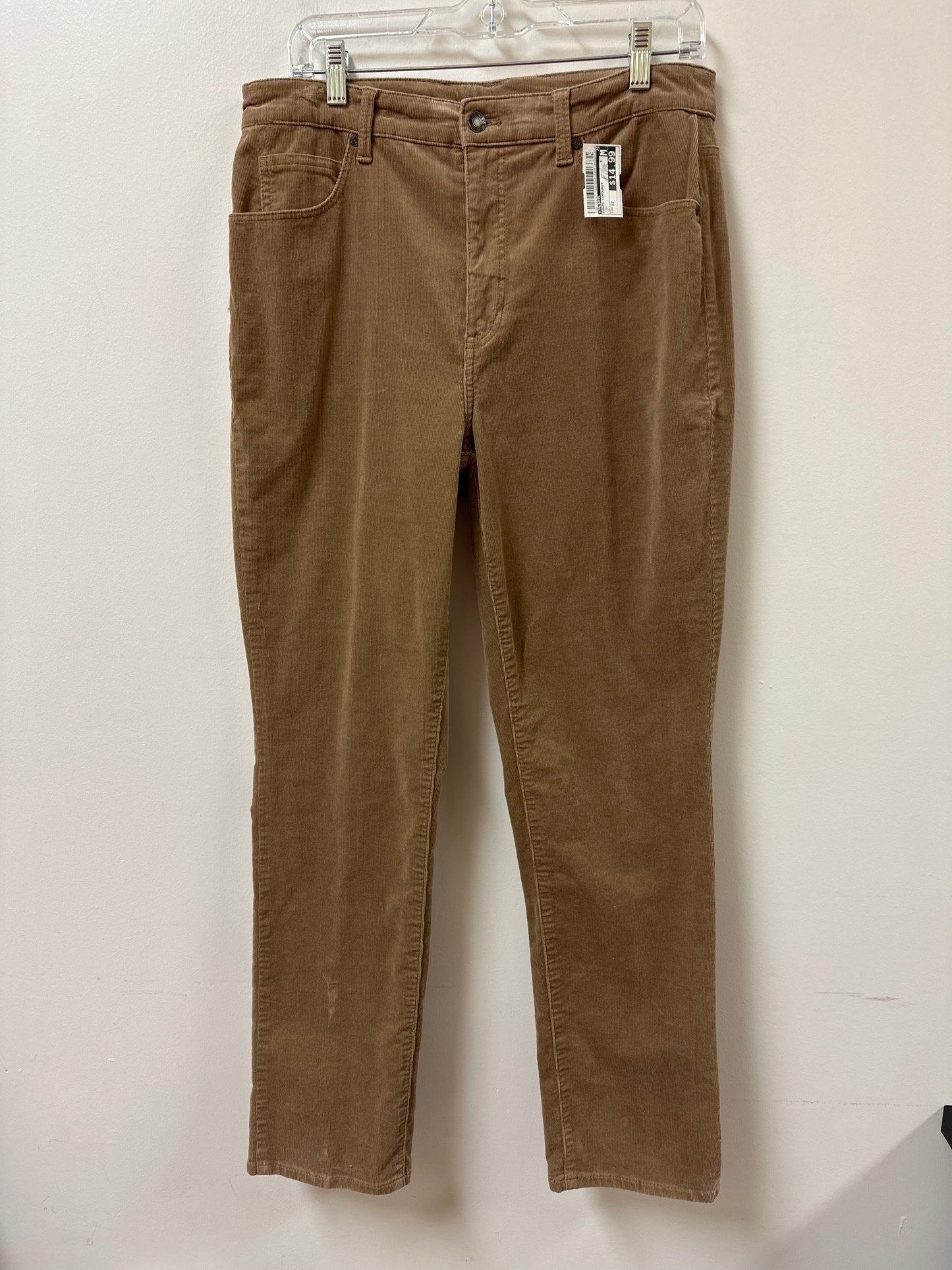 Pants Corduroy By Talbots In Tan, Size: 12