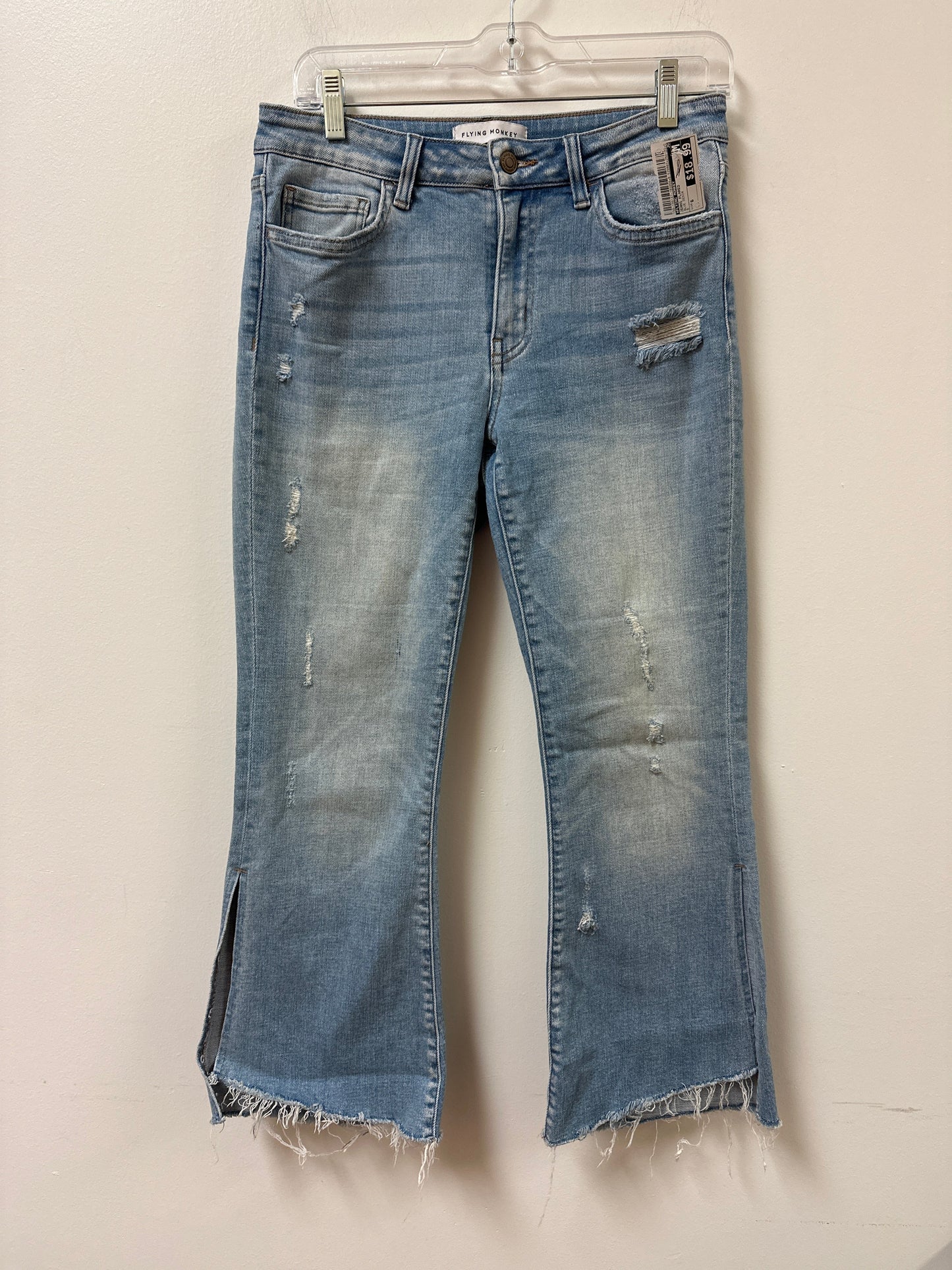 Jeans Flared By Flying Monkey In Blue Denim, Size: 6