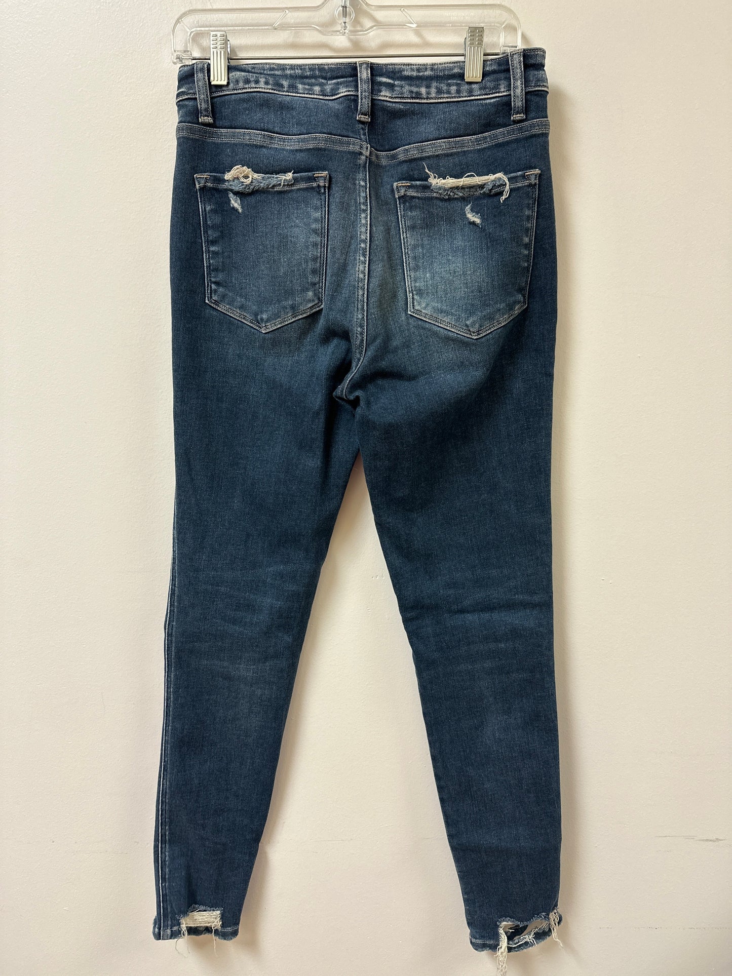 Jeans Skinny By Flying Monkey In Blue Denim, Size: 8