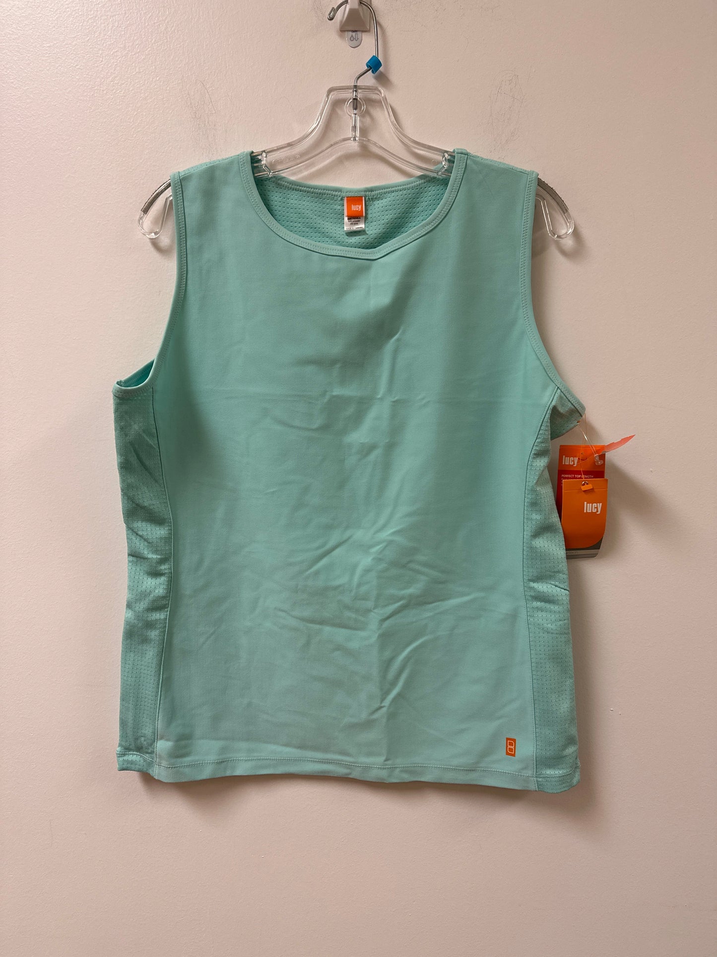 Athletic Tank Top By Lucy In Teal, Size: Xl