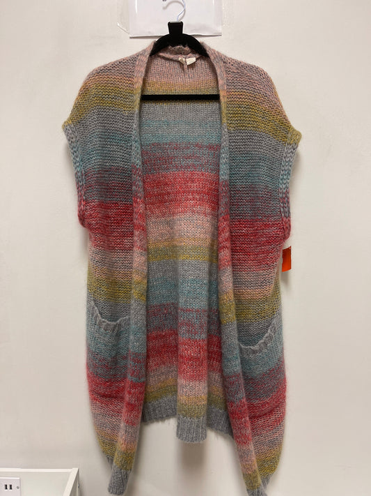 Sweater Cardigan By Moth In Multi-colored, Size: S