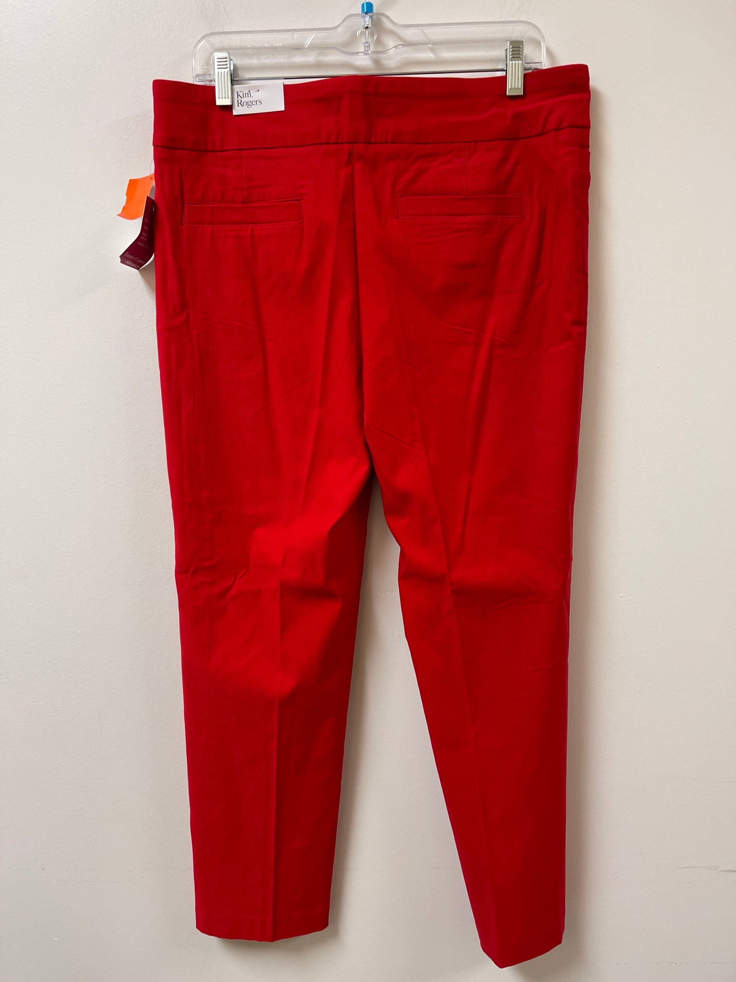 Pants Leggings By Kim Rogers In Red, Size: 14