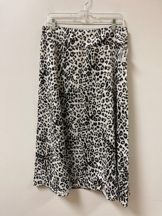 Skirt Maxi By Tribal In Black & White, Size: 8