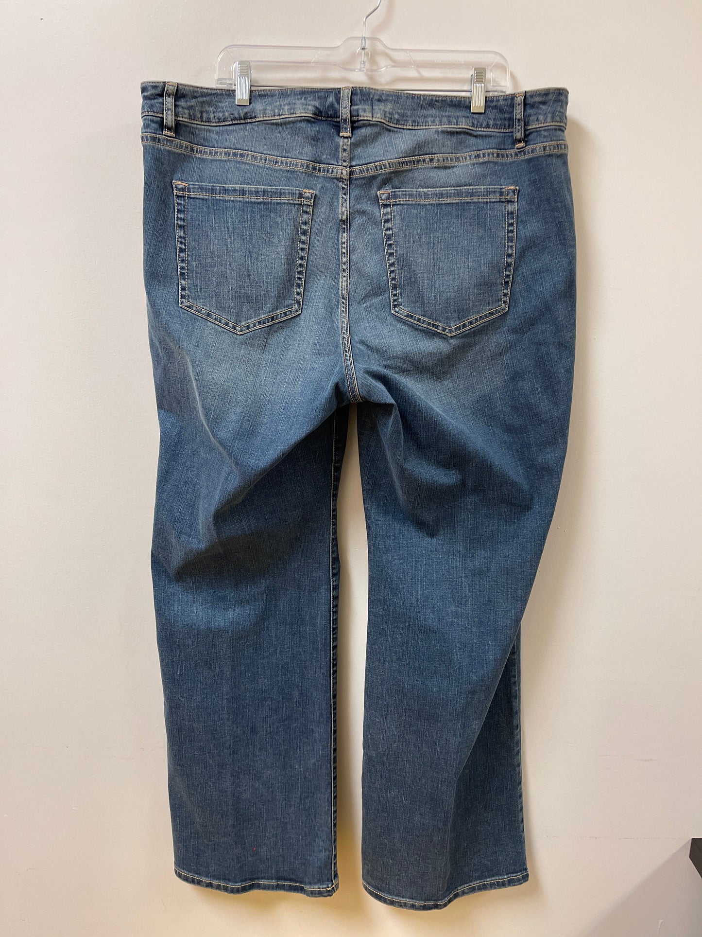 Jeans Flared By Lane Bryant In Blue Denim, Size: 20