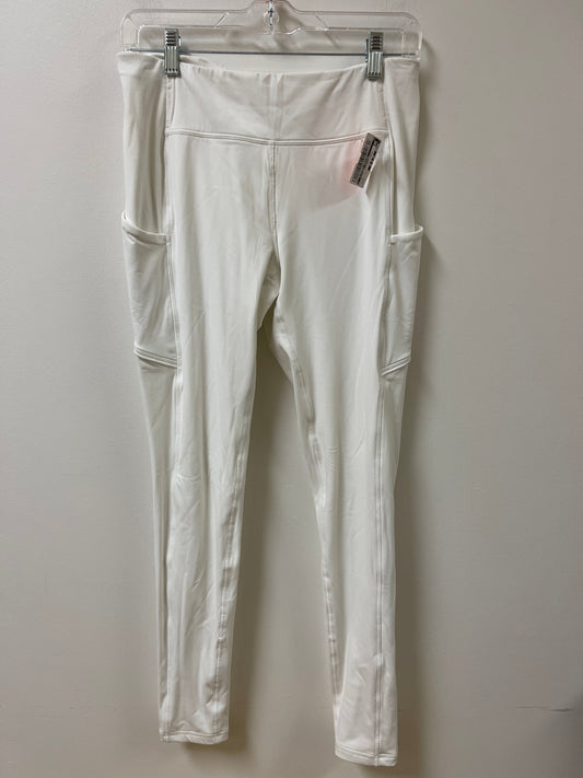 Athletic Leggings By Clothes Mentor In White, Size: M