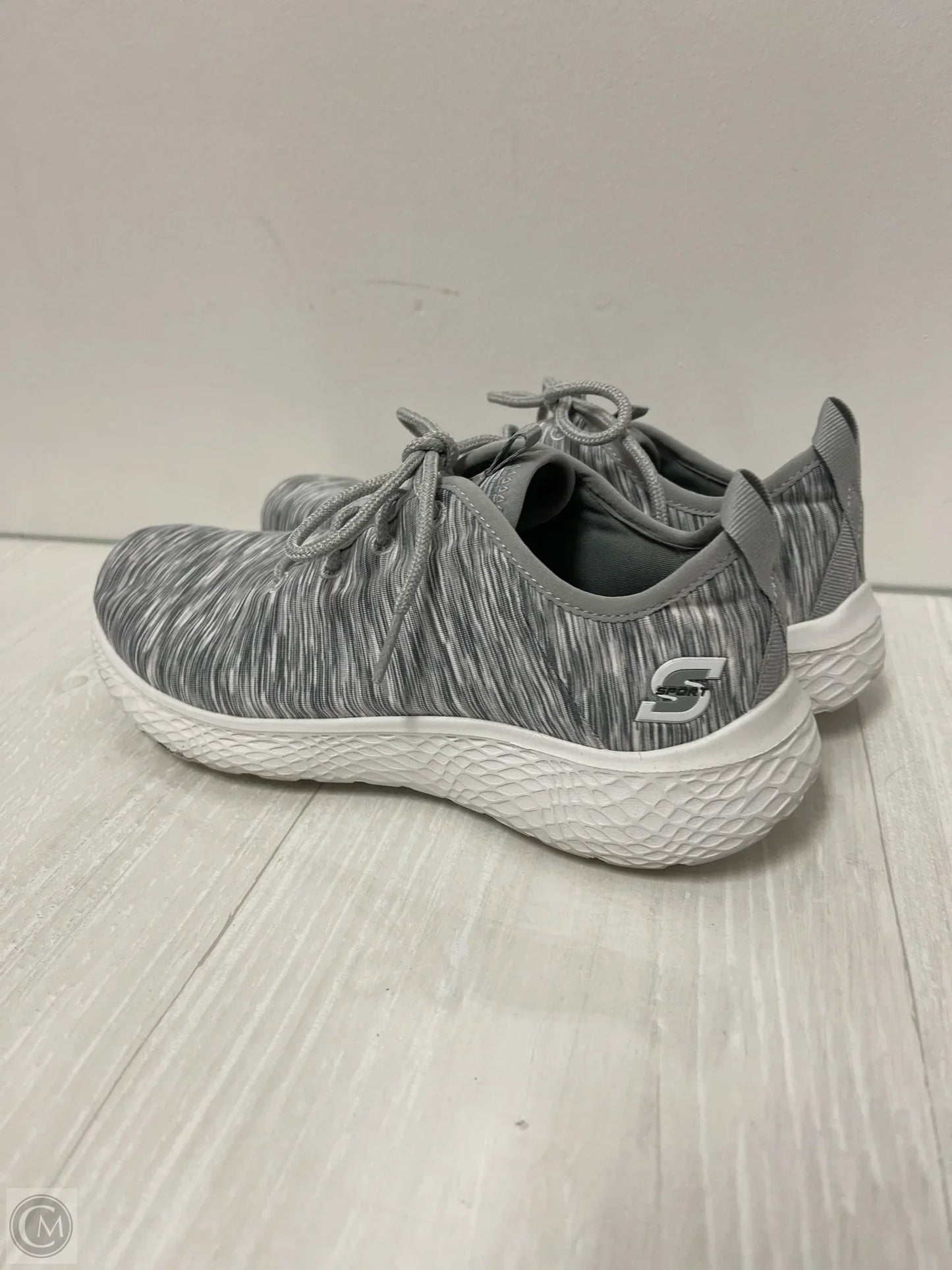 Shoes Athletic By Skechers In Grey, Size: 8.5