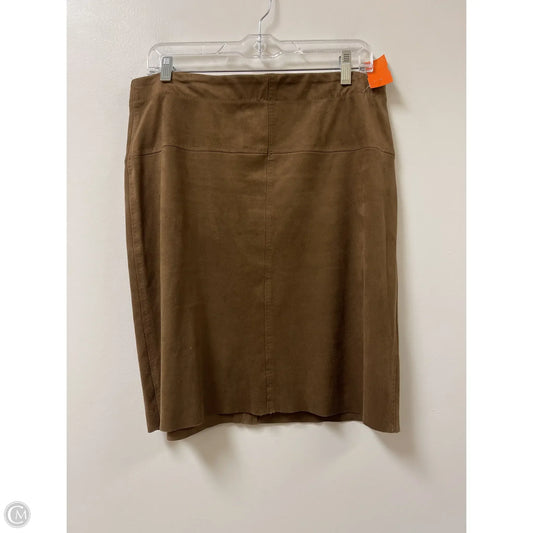 Skirt Mini & Short By Max Studio In Brown, Size: L