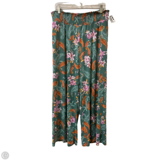 Pants Wide Leg By Bar Iii In Teal, Size: Xl