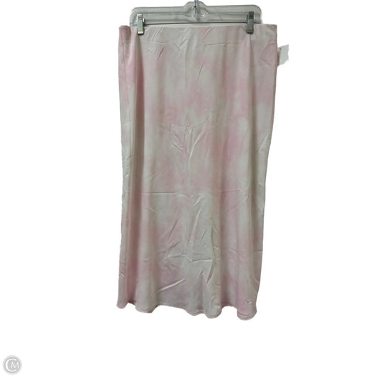Skirt Maxi By A New Day In Pink, Size: Xl
