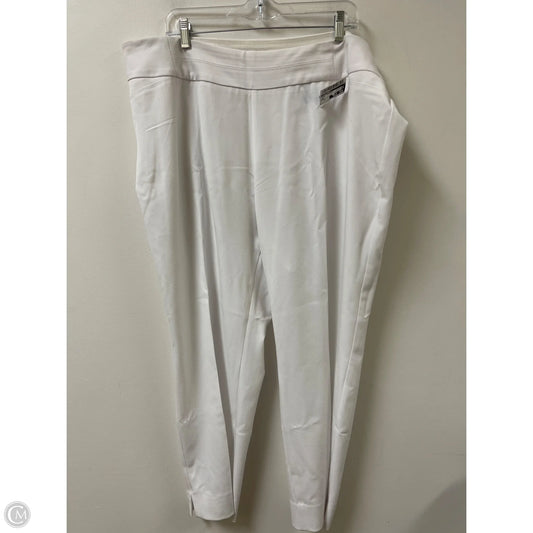 Pants Leggings By Investments In White, Size: 22