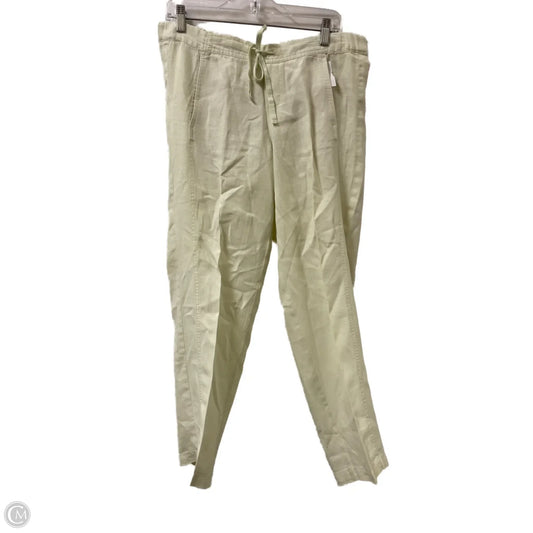 Pants Linen By J. Jill In Yellow, Size: Xs