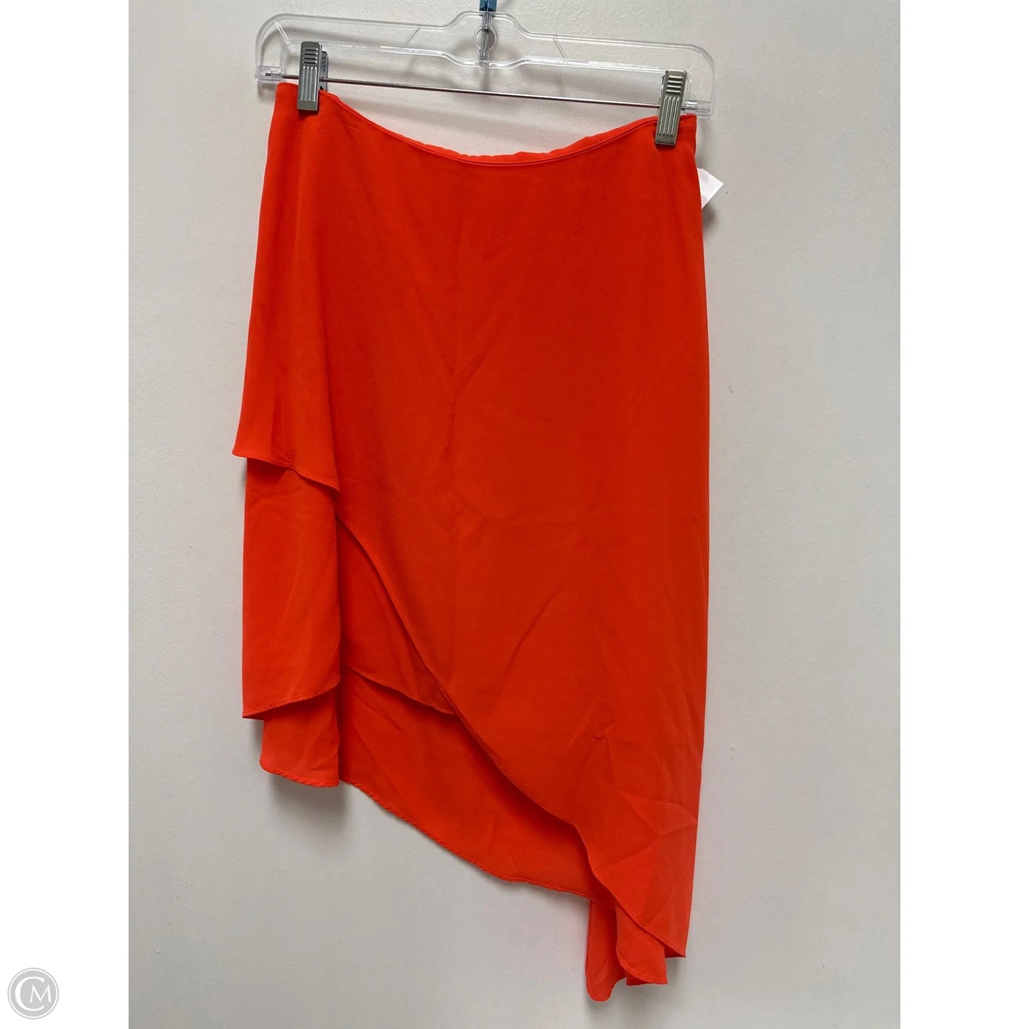 Skirt Midi By Clothes Mentor In Orange, Size: 14