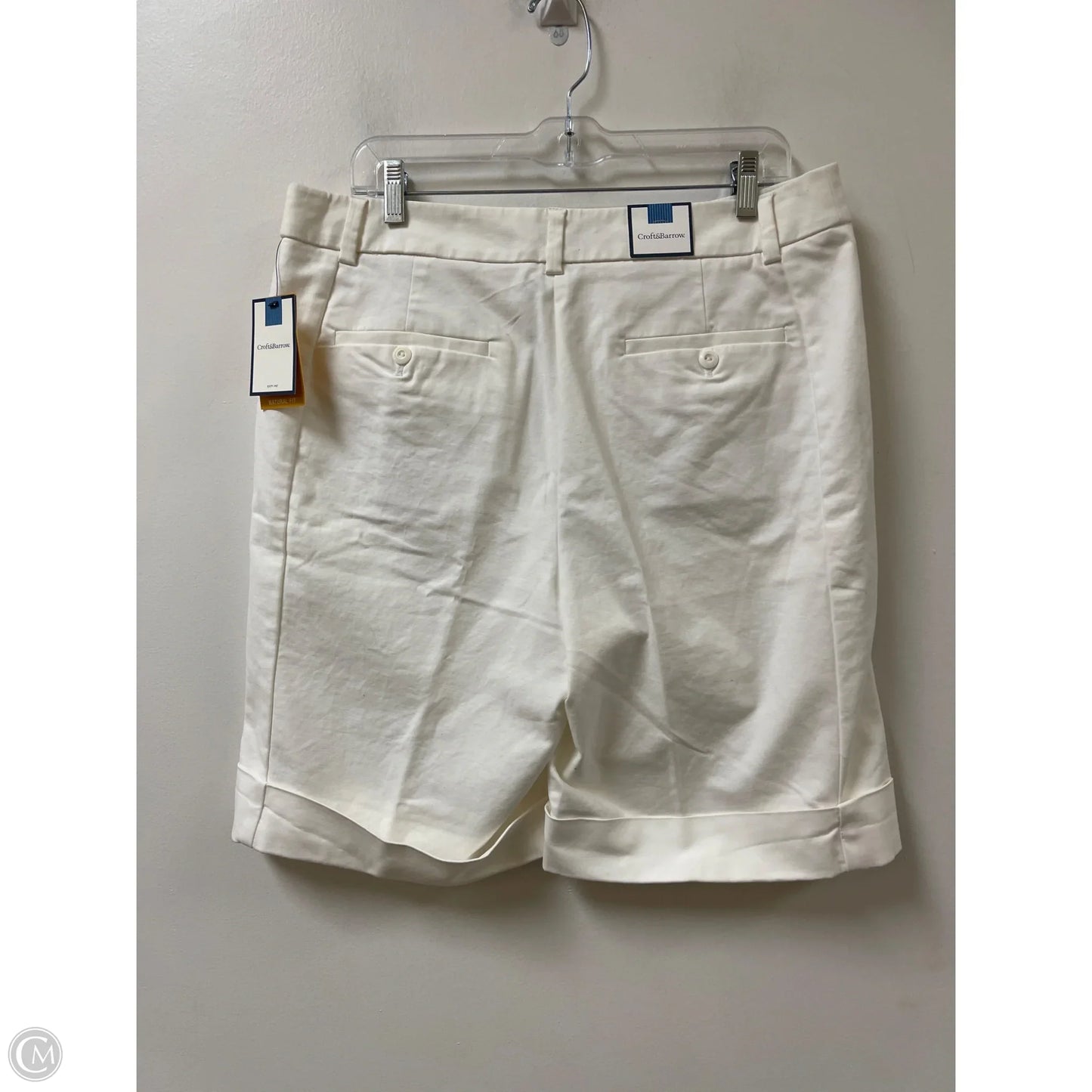 Shorts By Croft And Barrow In White, Size: 14