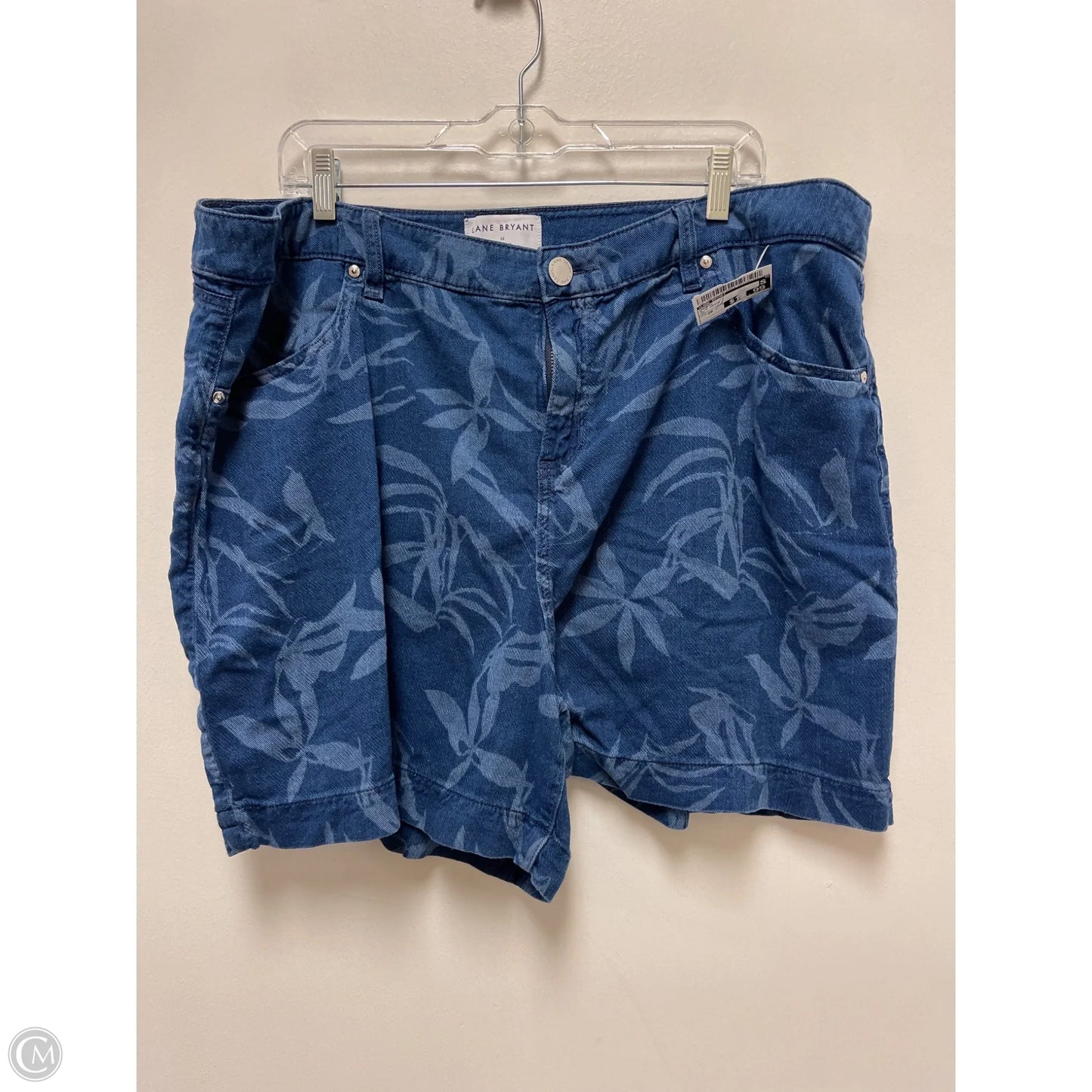 Shorts By Lane Bryant In Blue Denim, Size: 20
