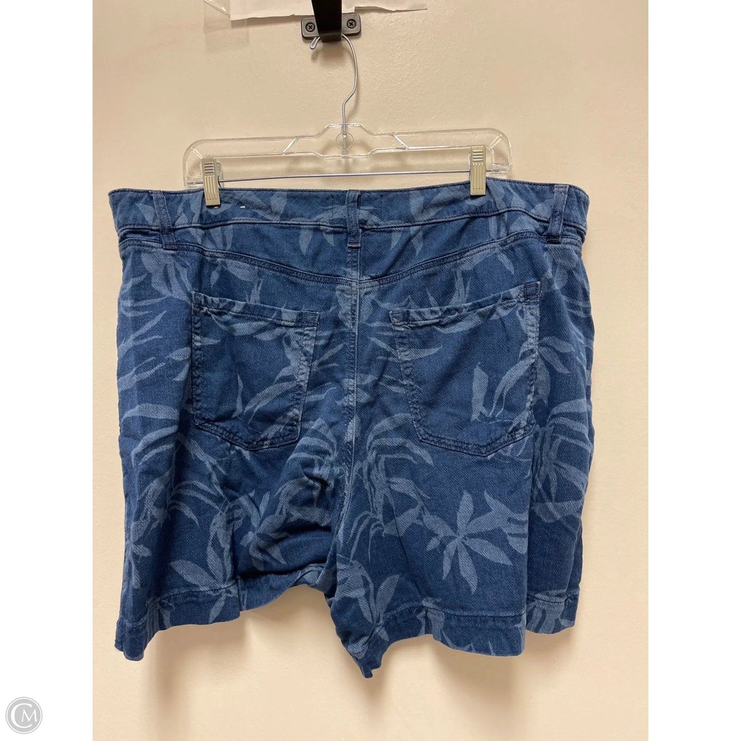 Shorts By Lane Bryant In Blue Denim, Size: 20
