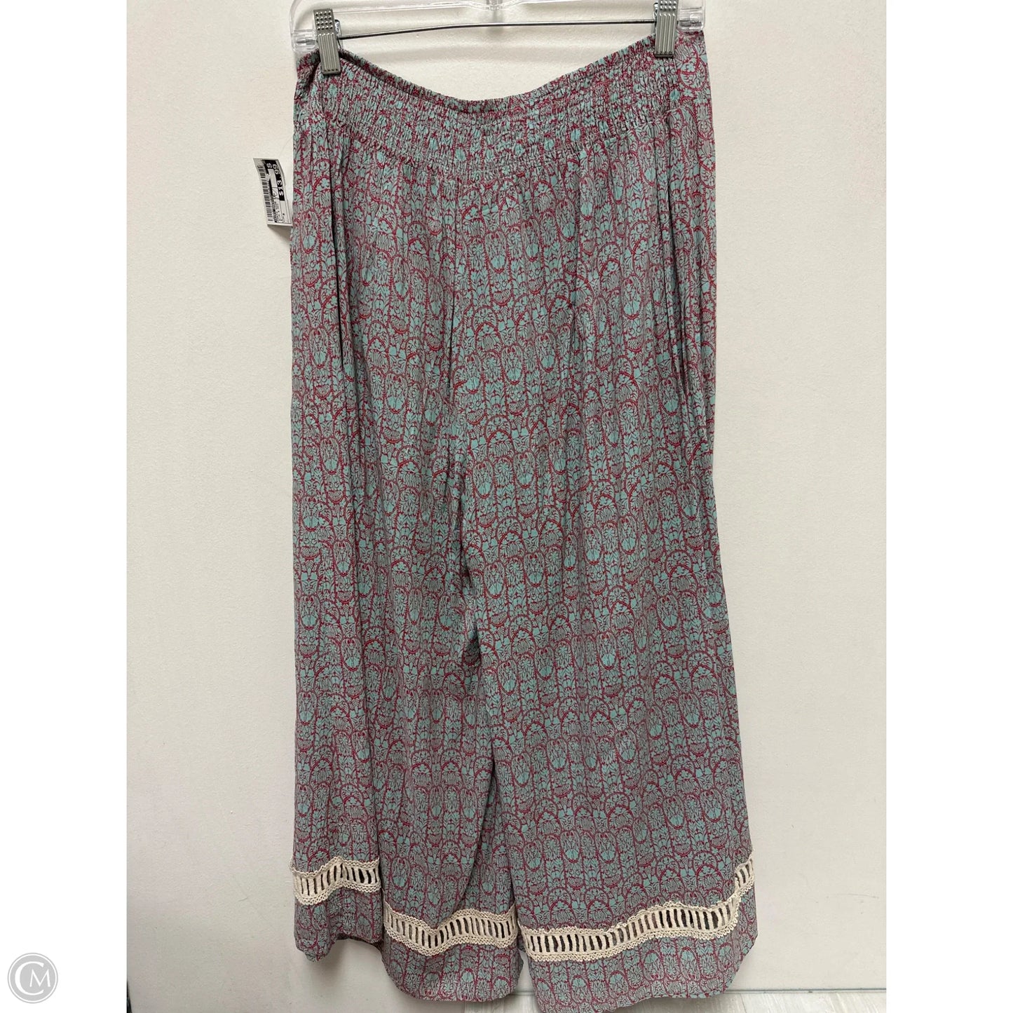 Pants Wide Leg By Kori America In Blue & Red, Size: 8