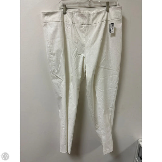Pants Dress By Cato In White, Size: 20