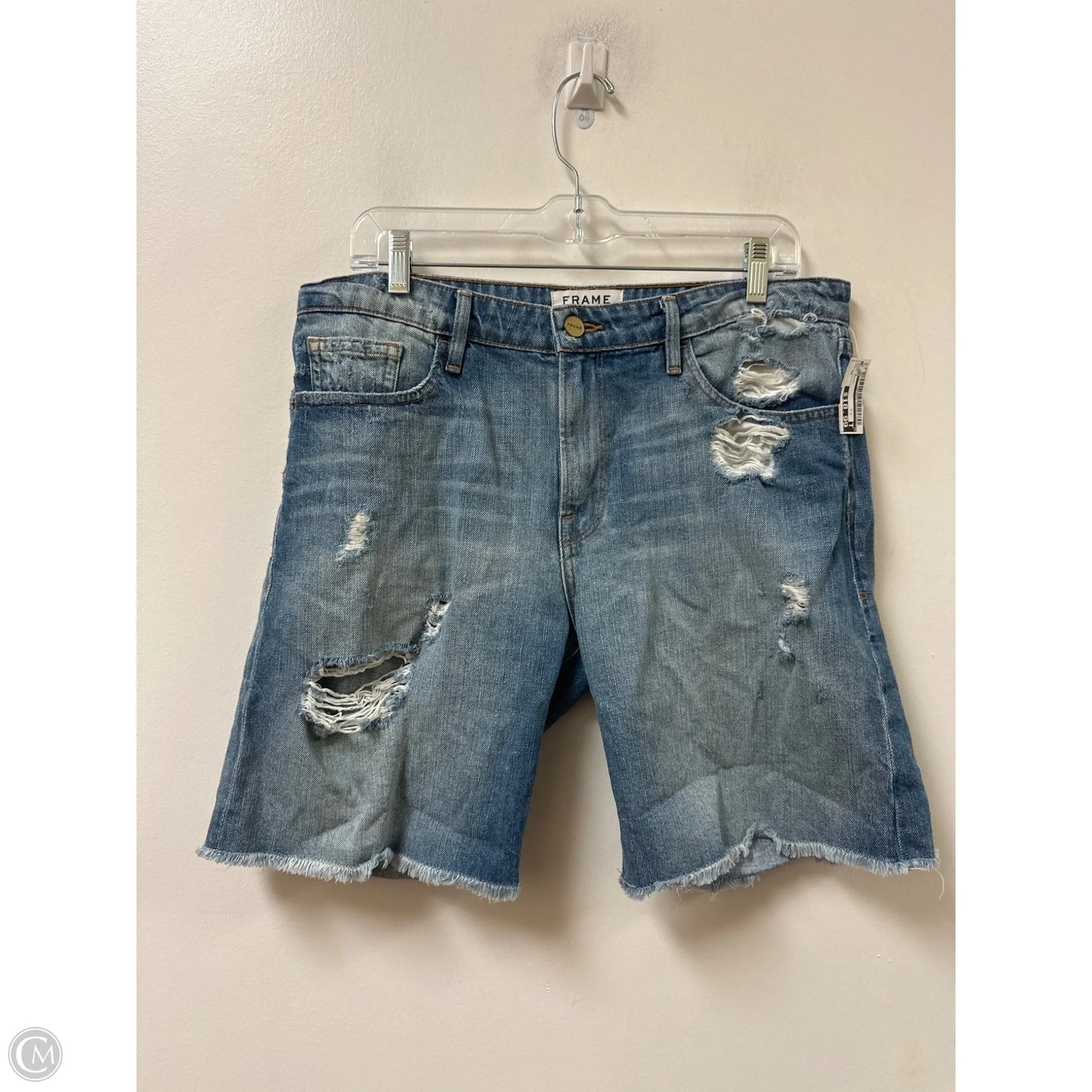 Shorts By Frame In Blue Denim, Size: 10