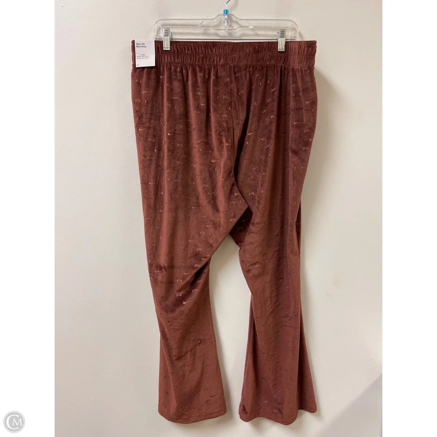Athletic Pants By Nike Apparel In Brown, Size: 1x