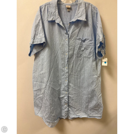 Dress Casual Short By A New Day In Blue & White, Size: Xl