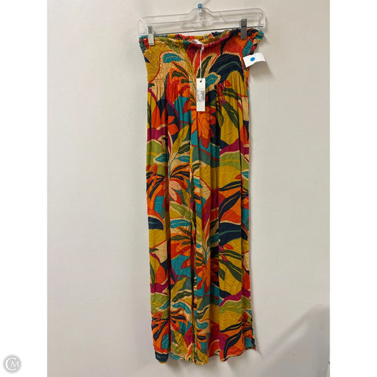 Pants Wide Leg By Olivaceous In Multi-colored, Size: L