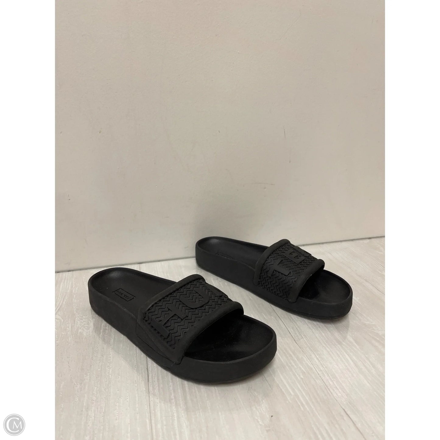 Sandals Flats By Hunter In Black, Size: 8