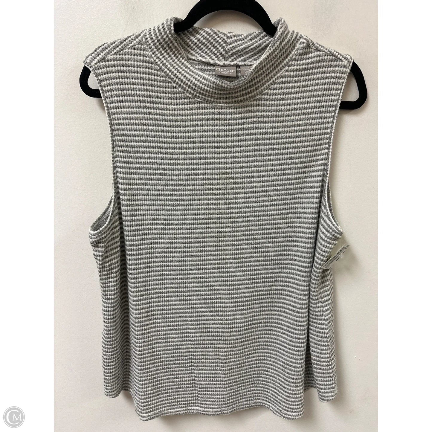 Tank Top By Chicos In Grey, Size: Xl