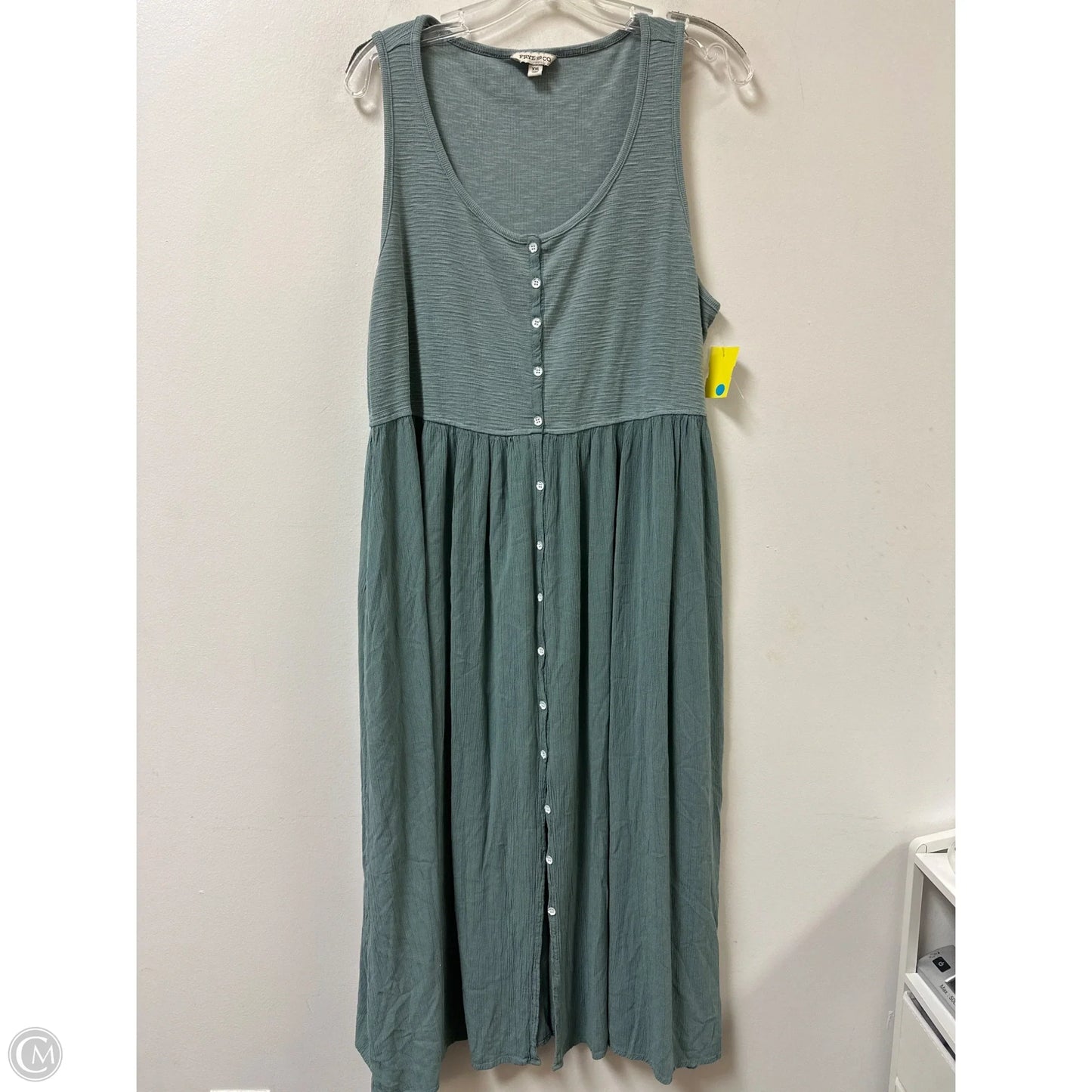 Dress Casual Midi By Frye And Co In Green, Size: 1x