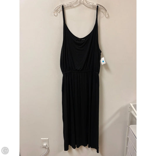 Dress Casual Maxi By Forever 21 In Black, Size: 2x