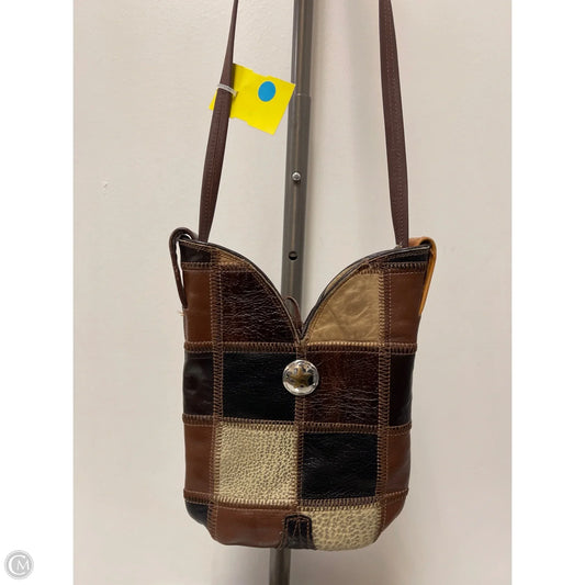 Crossbody Leather By Clothes Mentor, Size: Medium