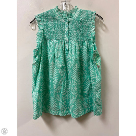 Top Sleeveless By Crown And Ivy In Green, Size: S