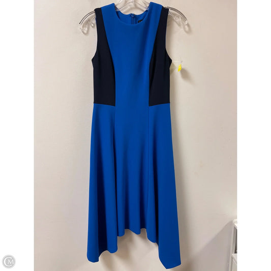 Dress Casual Midi By Dkny In Blue, Size: Xs