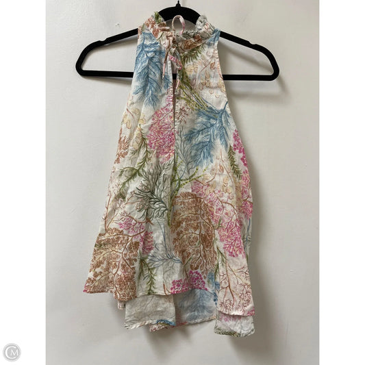 Top Sleeveless By Pilcro In Multi-colored, Size: S