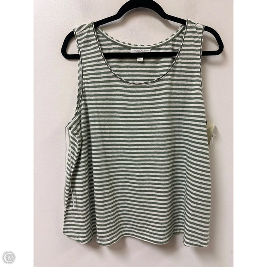 Top Sleeveless By Charter Club In Green, Size: L