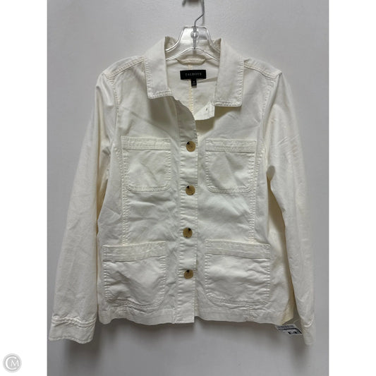 Jacket Other By Talbots In Cream, Size: M